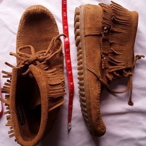 Minnetonka Lace Up Booties